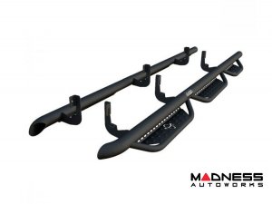 GMC Sierra Side Steps - Midnight Running Steps - Crew Cab - 6'5" Bed